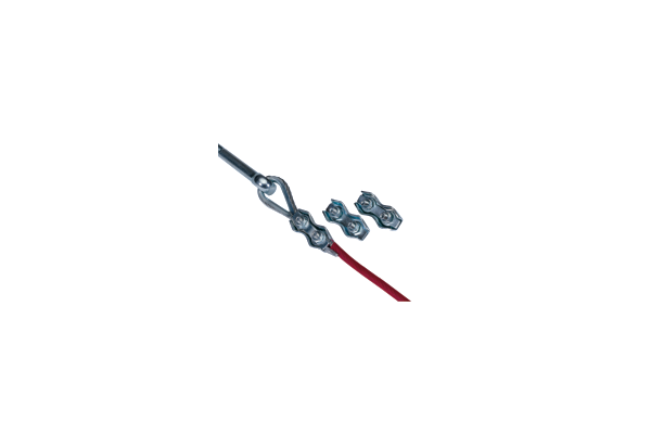 DUPLEX WIRE CLAMP 3 MM (STAINLESS STEEL)