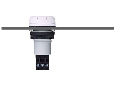 ESV Panel mount buzzer M22 230-240 V AC IP65 & UL Type 4/4x/13 85 dB 