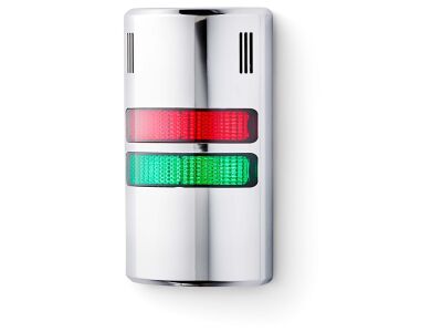 Half-Dome compact Signal towers red/green 230-240 V AC IP65 & UL Type 4/4x/13 90 dB 