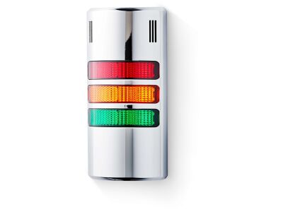 Half-Dome compact Signal towers red/orange/green 230-240 V AC IP65 & UL Type 4/4x/13 90 dB 