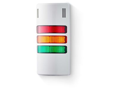 Half-Dome compact Signal towers red/orange/green 230-240 V AC IP65 & UL Type 4/4x/13 90 dB 