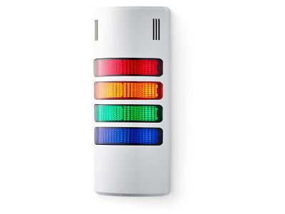 Half-Dome compact Signal towers red/orange/green/blue 24 V AC/DC IP65 & UL Type 4/4x/13 90 dB 