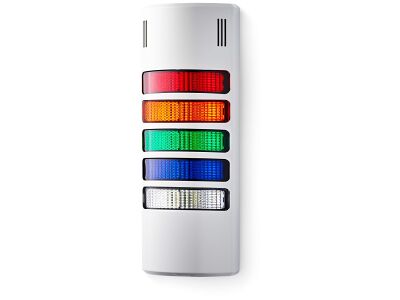 Half-Dome compact Signal towers red/orange/green/blue/clear 24 V AC/DC IP65 & UL Type 4/4x/13 90 dB 