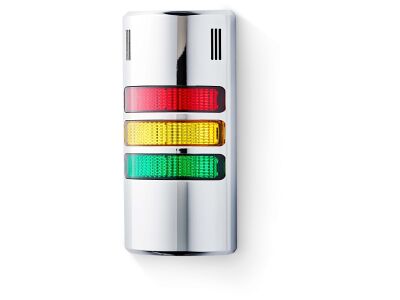 Half-Dome compact Signal towers red/yellow/green 230-240 V AC IP65 & UL Type 4/4x/13 90 dB 