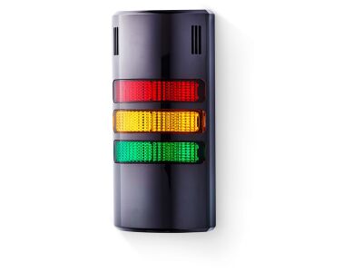 Half-Dome compact Signal towers red/yellow/green 230-240 V AC IP65 & UL Type 4/4x/13 90 dB 