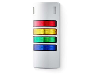 Half-Dome compact Signal towers red/yellow/green/blue 24 V AC/DC IP65 & UL Type 4/4x/13 90 dB 