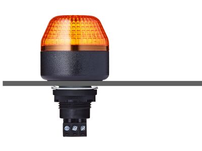 ISM M22 panel mount Xenon strobe beacon orange 110-120 V AC IP65 & UL Type 4/4x/13 