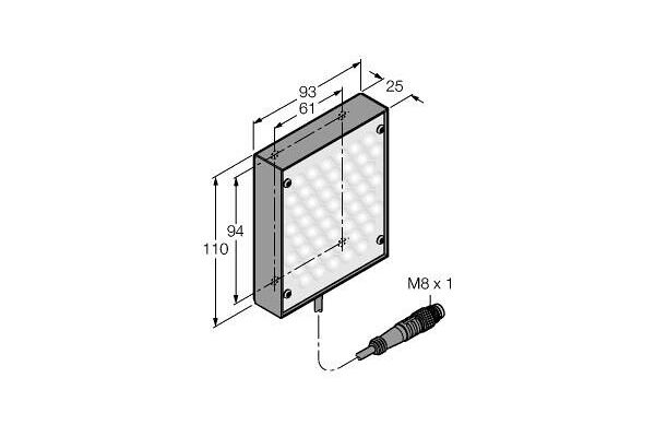 LEDBA80X80M