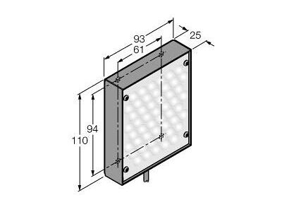 LEDIA80X80W