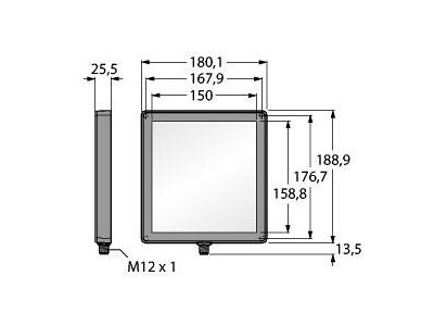 LEDWB150X150PW2-XQ