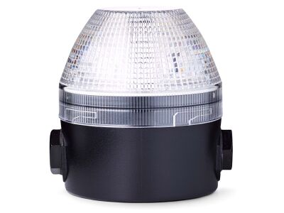 NFS LED strobe/double strobe beacon clear 230-240 V AC IP65, IP67 & UL Type 4/4x/13 