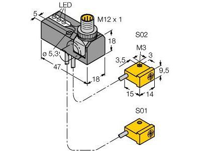 NI2-Q9.5-0.1-BDS-2AP6X3-H1141/S34