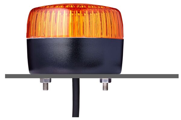 PCL LED steady/flashing beacon orange 24 V AC/DC IP66 & IP67 