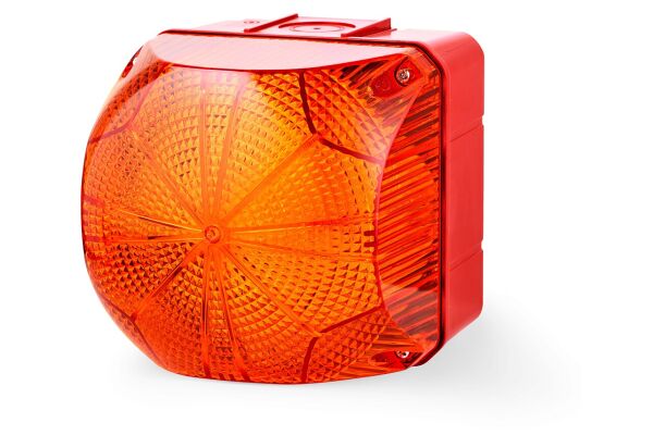 QBM  LED multifunction beacon 24-48 V AC/DC amber, red (RAL 3000)