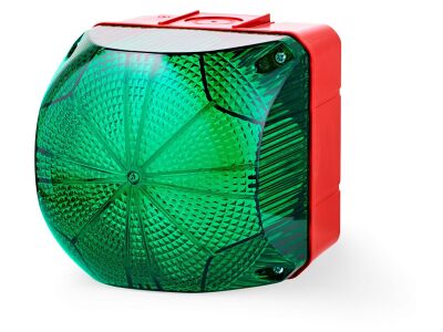 QDS LED steady/flashing beacon green 24 V AC/DC IP66 & UL Type 4/4x/13 