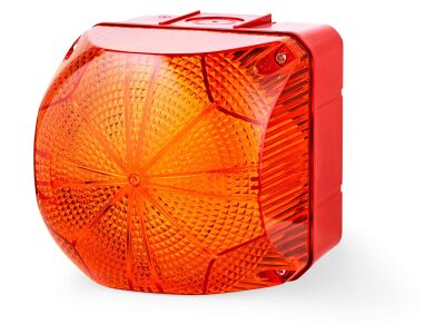 QFM Xenon strobe beacon orange 110-120 V AC IP66 & UL Type 4/4x/13 