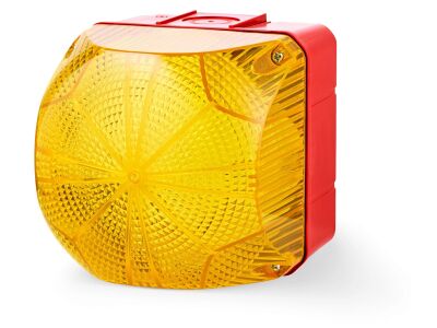 QFM Xenon strobe beacon yellow 230-240 V AC IP66 & UL Type 4/4x/13 