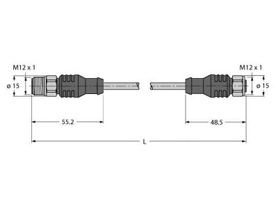 RSCV-RKCV-FBY48BU-0.3M/5D