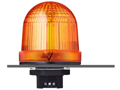 TDFP 37mm panel mount LED multi strobe beacon orange 24 V AC/DC IP66 & UL Type 4/4x/13 