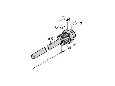 THW-6-G1/2-TI-L050