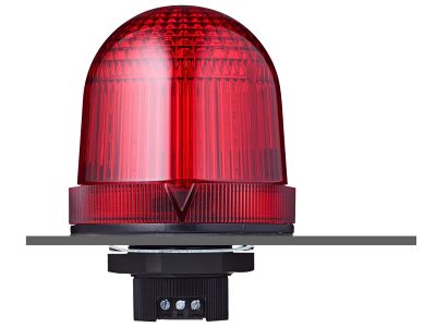UDFP 37mm panel mount LED multi strobe beacon red 230-240 V AC IP66 & UL Type 4/4x/13 